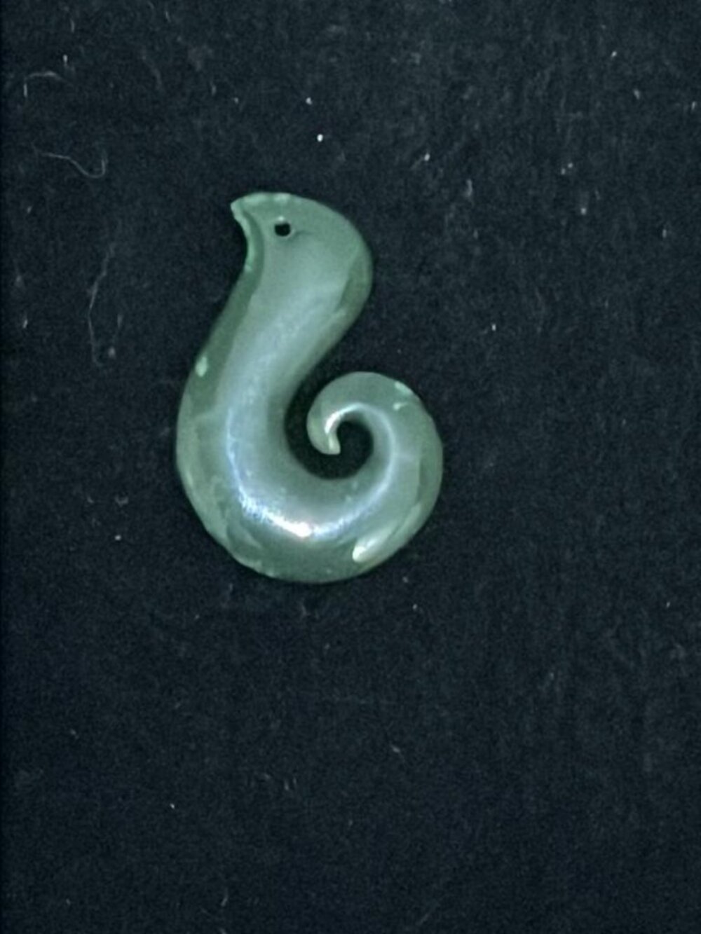 New Zealand Jade Swirl Pendant
